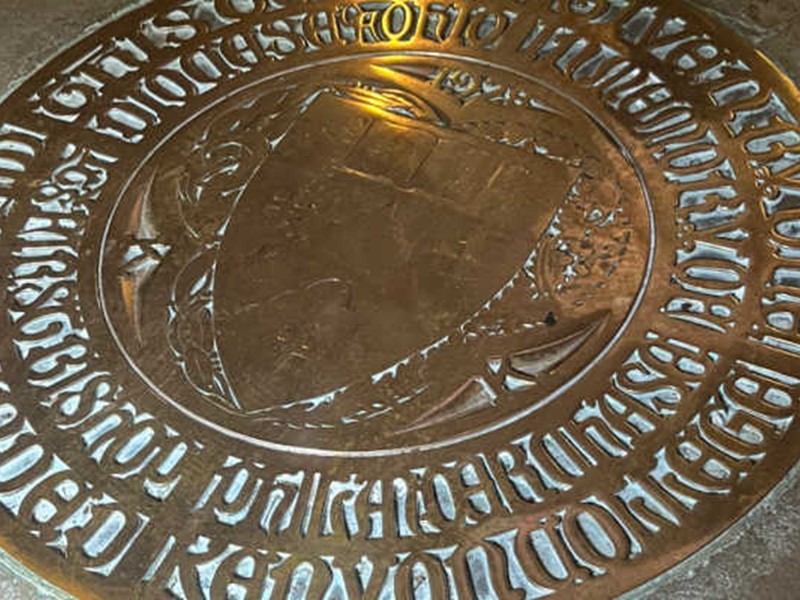 Kenyon College Seal in Peirce Hall